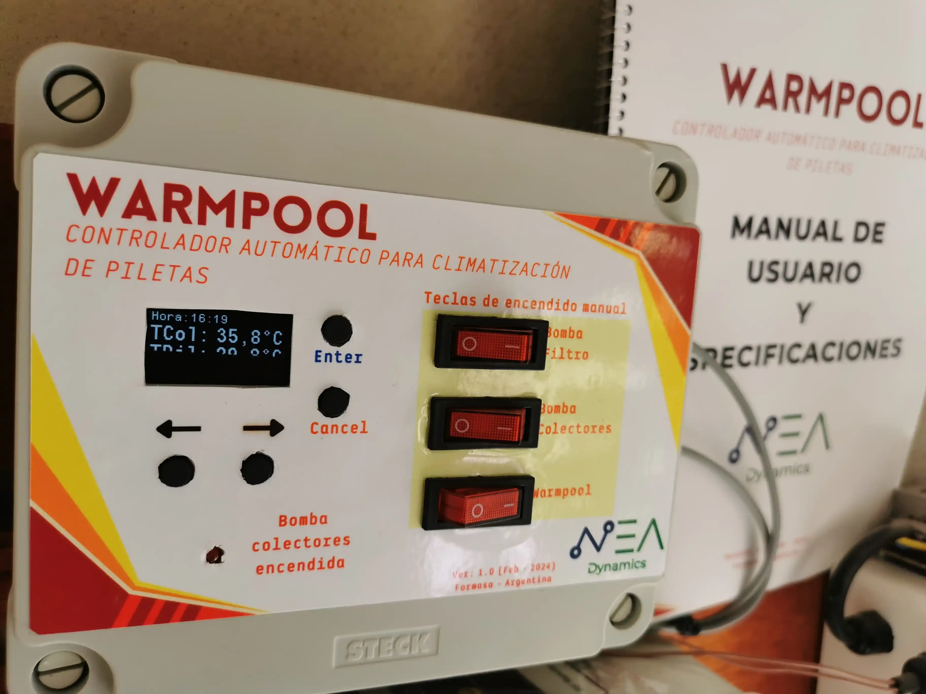 Controlador Warmpool para piscinas